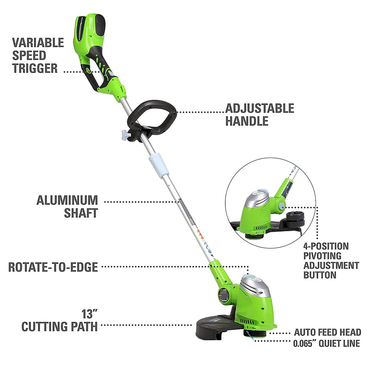 Greenworks g40lt30 аккумулятор