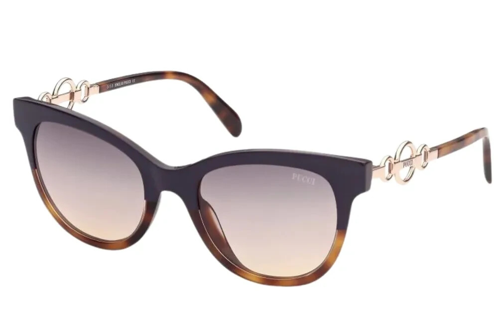 Оправа солнцезащитных очков Emilio Pucci EP157 56B BlueЧерепаховый кошачий глаз 54-21-140 47490₽