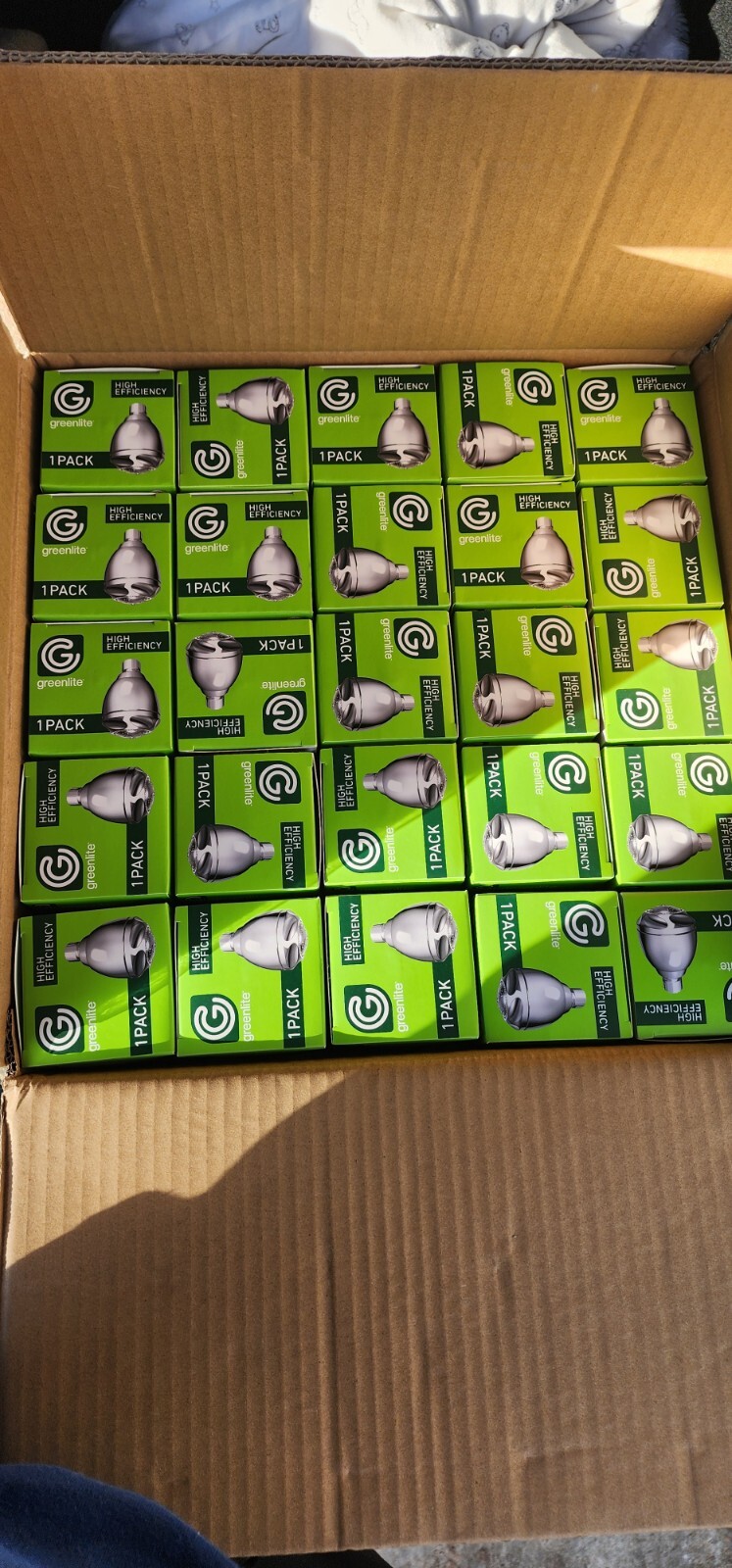 50 Pack Greenlite High Efficiency Shower Head And Aerators 