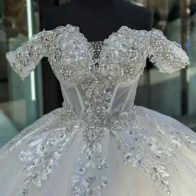 White Quincenara Dresses Ball Gown Brithday Applique Sweet 16 Party Prom  Dress | eBay