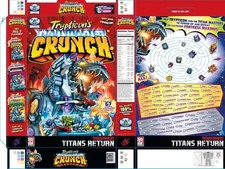 Transformers Trypticon Crunch Cereal Box 18x24 Original Promo Poster SDCC 2017