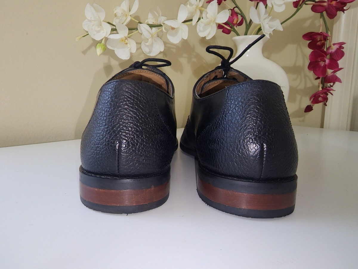 Florsheim Matera II Oxford Black Leather Derby Cap Toe Lace Up Shoes Size 9.5 D Florsheim Florsheim Men main image 4