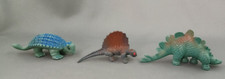 Marx Copies Dinosaurs Vintage Plastic Playset Figures Lot of 3