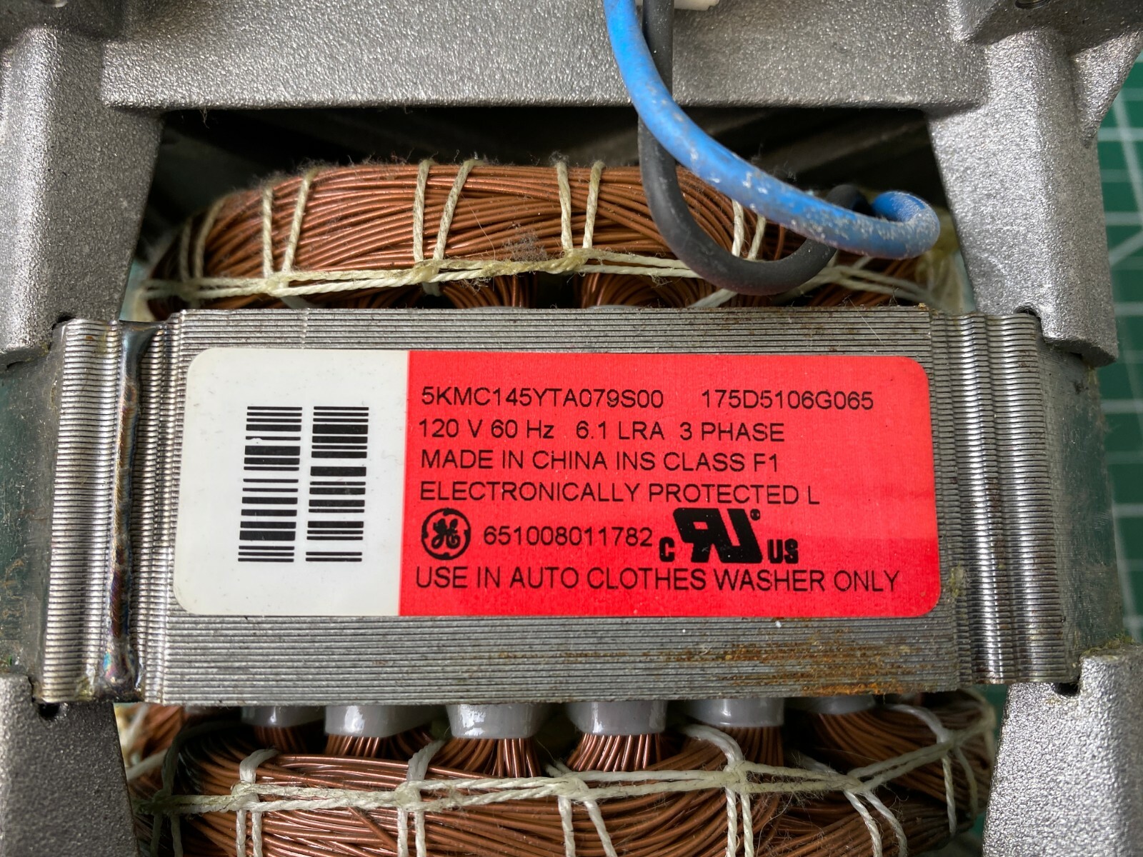 GE Washer Motor 5KMC145YTA079S00 175D5106G065 eBay