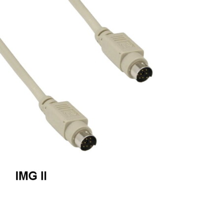 Kentek 6 ft Mini DIN 8 Serial Cable Male to Male Mac to Imagewriter II Printer