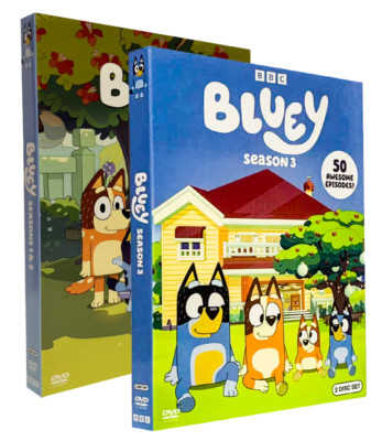 Bluey: The Complete TV Series, Season 1&2+3 (DVD 6-Disc Box-Set) US REGION 1