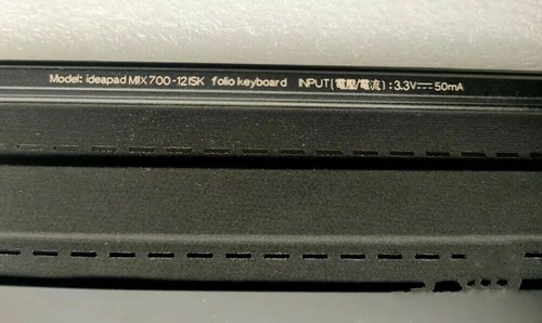 Original Lenovo Ideapad MIIX700-12ISK Spain Keyboard Folio Magnetic - 第 2/4 張圖片