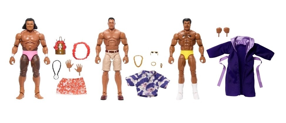 WWE Mattel Elite Maivia家族 3個セット Amazon.com: Mattel WWE Generation Maivia Legacy Elite