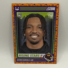 2024 Panini Score-A-Treat - Rising Stars Orange Pumpkins #26 Jayden Daniels (RC)