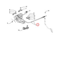 Fiat Original Gaszug-Bowdenzug Flexkabel Cavo Comando 46415547