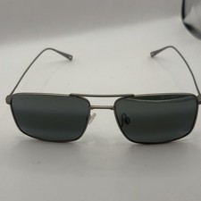 Maui Jim Grey Aeko 886-17 Matte Titanium Sunglasses 55-16-140 Read First
