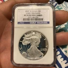 2007-W $1 American Silver Eagle NGC PF70 Ultra Cameo ER Gem Coin