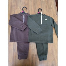 Reebok Toddler Unisex Half Zip Pullover and Jogger Set, 2 Piece, Sizes 18M NWT