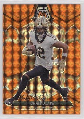 2024 Panini Mosaic Orange Mosaic Prizm 99/199 Chris Olave #157 1g1q
