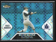 Mickey Mantle 2006 Topps Finest Moments Blue X-Fractor /150 #MMFM16 New York