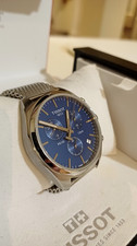 Tissot PR100 T101417A men's blue dial Chronograph