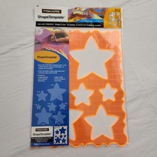 Fiskars Shape Template Plastic Orange Stars -1 Colonial Border