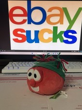 Gund 2010 Veggie Tales Bob The Tomato Collectible Plush Toy RARE 