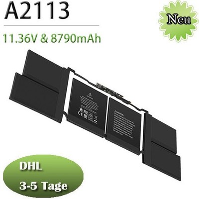    Neu  Apple MacBook Pro 16'' A2141 2019 2020 8790mAh akku Für A2113