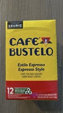 Caf Bustelo Espresso Style Dark Roast K-Cup Coffee Pods - 12 Count