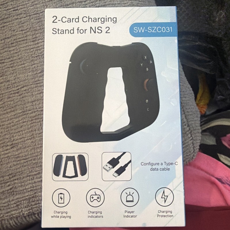 NEW 2- Card Charging Stand for Nintendo Switch 2 Sealed Box