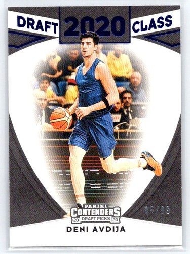 Deni Avdija #7 2020 Panini Contenders Draft Picks Draft Class card