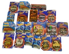 Huge NOS 20pc Collectible NASCAR Hot Wheels Cars Trucks Damaged Packages Lot