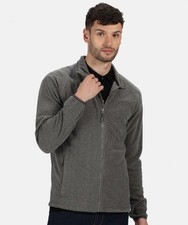 Regatta Micro Fleece Jacket Full Zip Warm Lightweight Grey Small