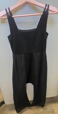 Black Cocktail Dress With Side Sheer Flaps Size SMALL For Women Unique, Stylish