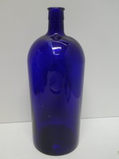 ANTIQUE LARGE COBALT BLUE GLASS 140 CHEMIST BOTTLE APOTHECARY PHARMACY