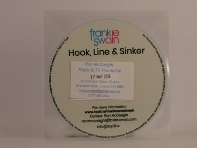FRANKIE SWAIN HOOK LINE AND SINKER (F17) 1 Track Promo CD Single including Plast
