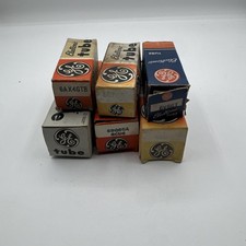 Vintage Old Stock GE Electronic Tubes Lot 6 6JU6, 6V6GT, 6C5, 6AX4GTB, RCA 5V4G