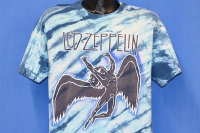 vintage 80s LED ZEPPELIN BLUE TIE DYED ICARUS 1984 SWAN SONG t