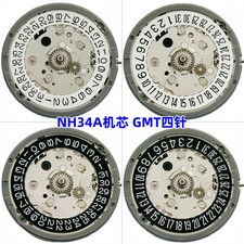 Genuine Japan NH34A NH34 GMT 4-pin Automatic Watch Movement Parts