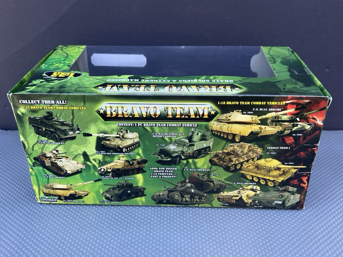 Unimax Bravo Team 1:32 Scale U.S. M3A2 Bradley Tank - New In Box