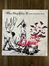 Adam Gontier & Neil ‘Three Days Grace’ Band Signed ‘Life Starts Now’ Vinyl Album