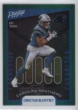 2021 Prestige Franchise Favorites Xtra Points Green /199 Christian McCaffrey 4at