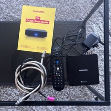 Manhattan T4 Freeview Play 4K TV Box, Black