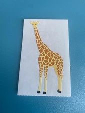 Vintage Mrs Grossman’s Giraffe Half Sticker Strip 90’s