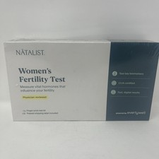Natalist Women  s At-Home Fertility Hormone Test Kit by Everlywell Exp 5/26