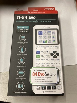 New Texas Instruments TI-84 EVO Python Graphing Calculator