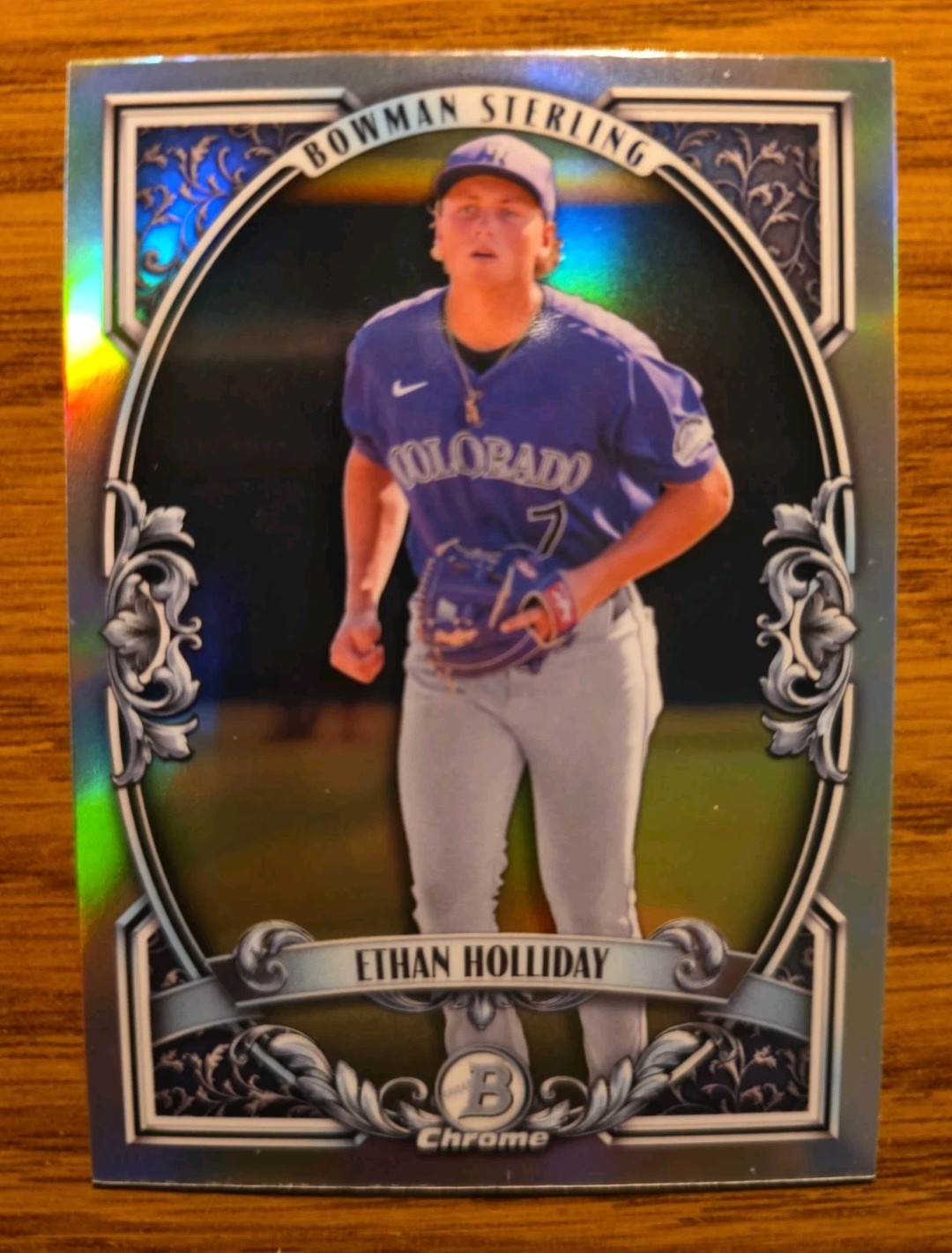 Ethan Holiday 2026 Bowman - Bowman Sterling Refractor #BST-11 Rockies