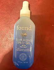 found. Sea Salt Texturizing Spray Gel Beach Look Thickening Color Safe 5 fl oz