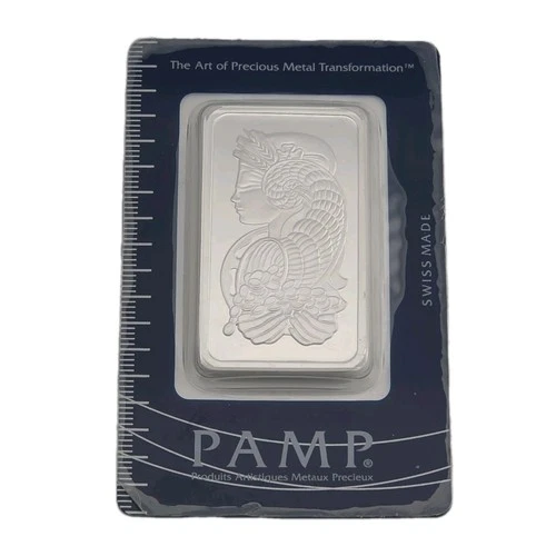 Pamp Suisse Lady Fortuna 1oz .999 Fine Silver Bar In Assay Card Swiss Made
