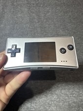 Nintendo Gameboy Advance Micro Silver Handheld Console