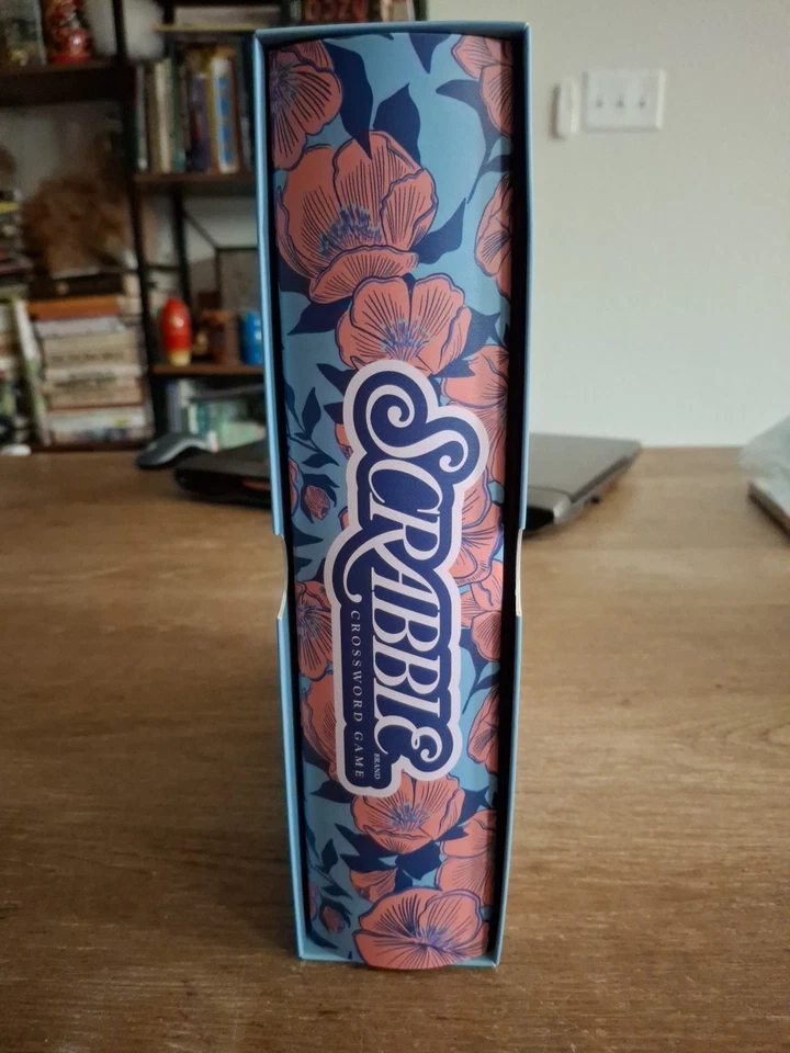 New Scrabble Floral Bookshelf Game [B&N Exclusive Edition] Rare Collection  - Image 4 of 4