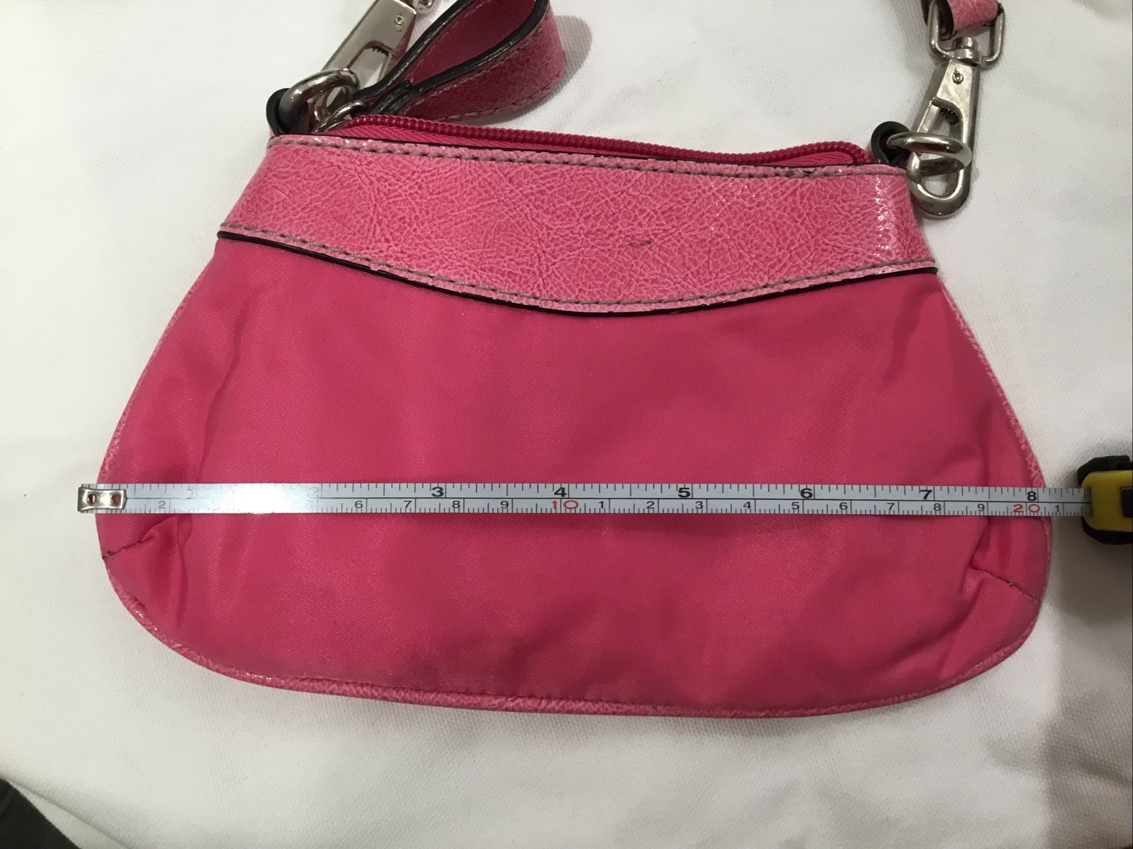 RARE Guess Pink Quilted Mini Bag With detachable Strap/handle image 4