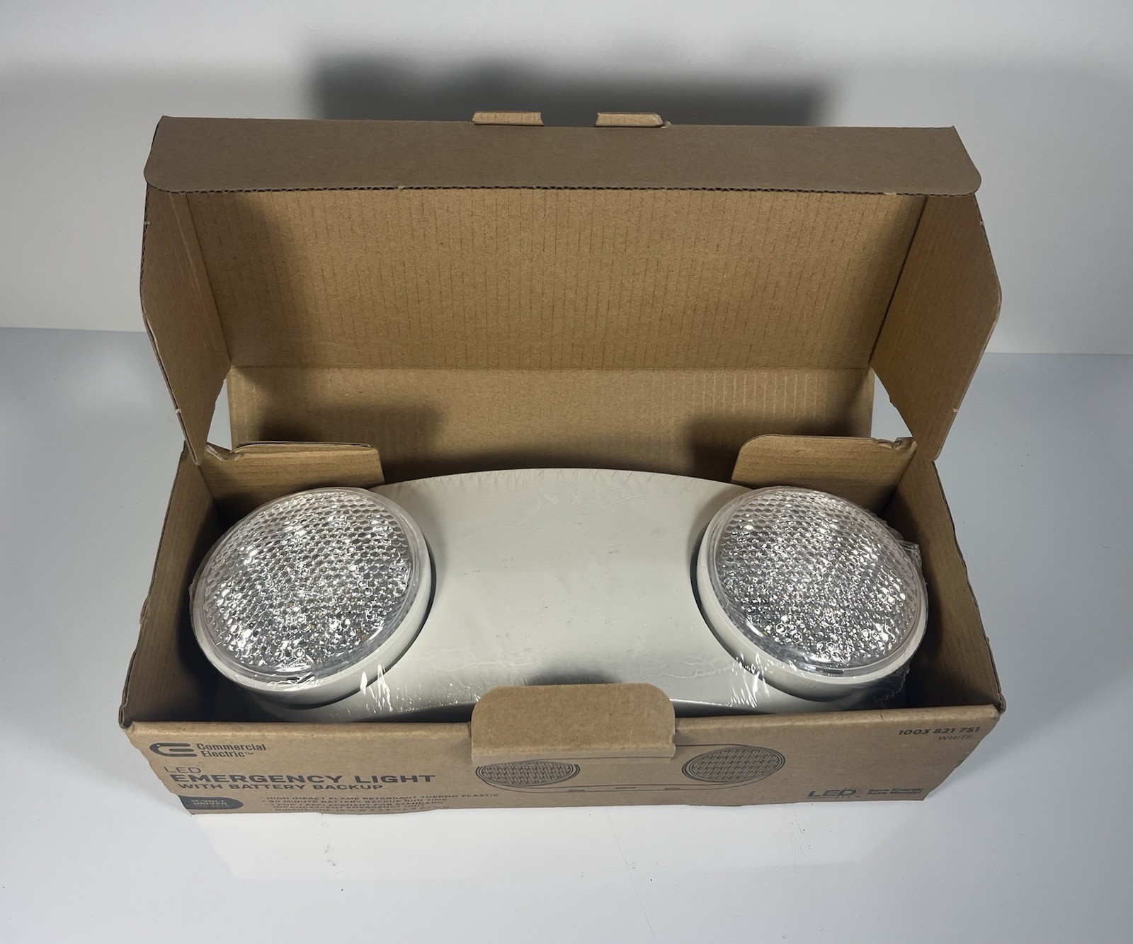 Commercial Electric Oval 11 Watt Equivalent Emergency LED Light NiCad 3.6Volt