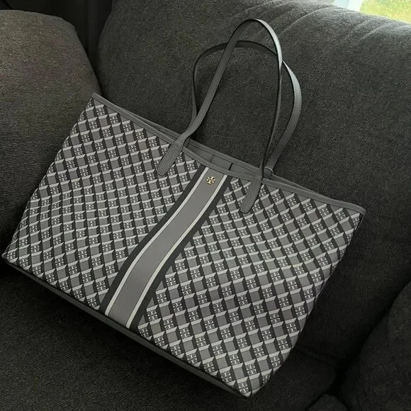 Tory Burch Striped PVC Exterior Bags & Handbags for Women for sale