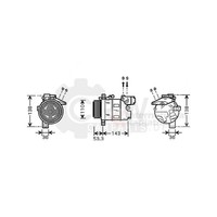Kompressor Klimaanlage FüR Bmw 3Er Compact 316 Ti 318